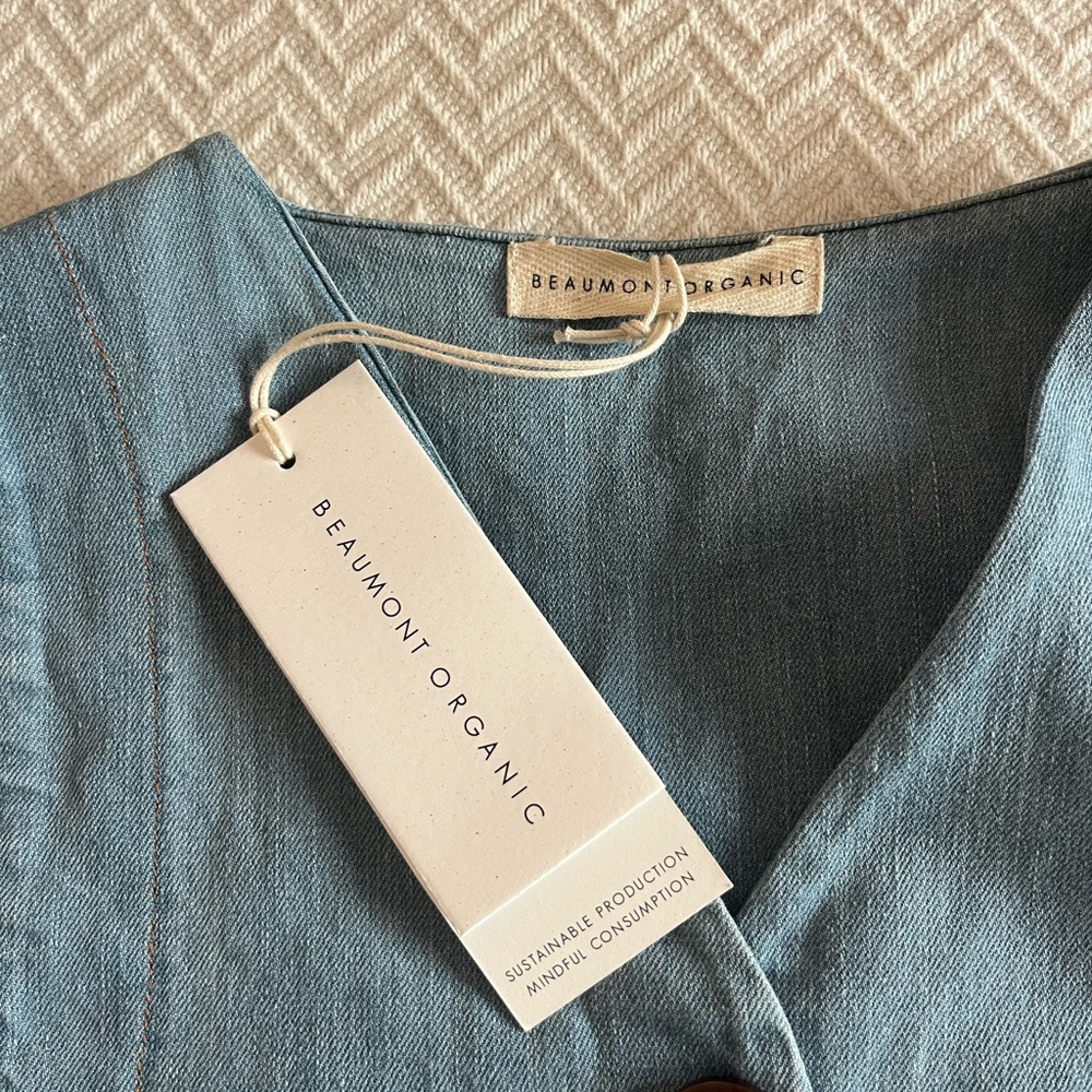 Beaumont Organic Denim Vest - Picture 5 of 14